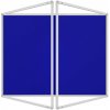 Plakátový rám Allboards SC1212FN Textilní modrá v hliníkovém rámu 120 x 120