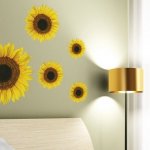 Crearreda Samolepicí dekorace WA M Sunflower 54106 Slunečnice 2 archy 31x31 cm – Zboží Dáma
