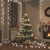 Vánoční osvětlení zahrada-XL Světelný řetěz s 2000 LED dovnitř a ven 200 m IP44 studená bílá