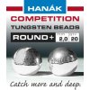 Výroba nástrahy Hanák Competition Hlavička tungstenová Hanák Round stříbrná 2,8 mm