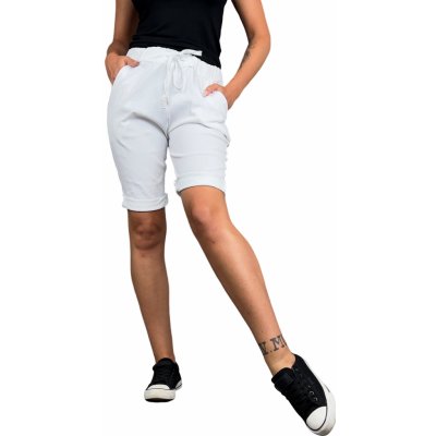 D-Stiag dámské stylové kraťasy SIMPLE Bílá