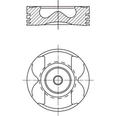 Píst MAHLE 021 PI 00129 002 – Zboží Mobilmania