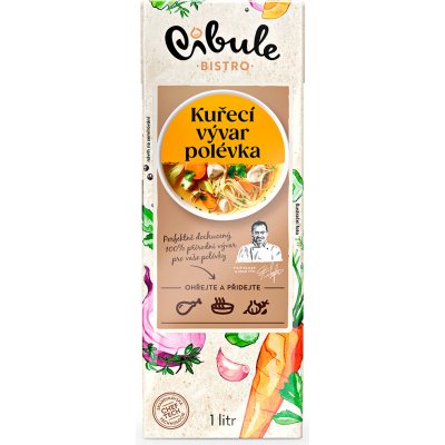 Cibule Bistro Kuřecí vývar polévka 1 l – Zboží Dáma