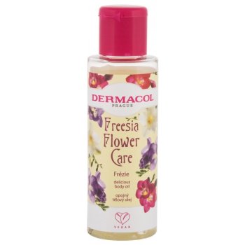 Dermacol Flower Care Delicious body oil Freesia tělový olej frézie 100 ml