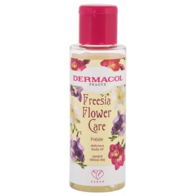 Dermacol Flower Care Delicious body oil Freesia tělový olej frézie 100 ml