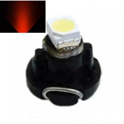 T3 led žárovka 1 smd DC12V Červený – Hledejceny.cz
