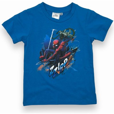 Marvel luxusní dětské tričko Spiderman modré