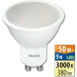 McLED LED žárovka 5W 380lm 3000K Teplá bílá 100° GU10 – Hledejceny.cz