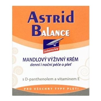 Astrid Balance Intensive mandlový výživný krém suchá a velmi suchá pleť 50 ml