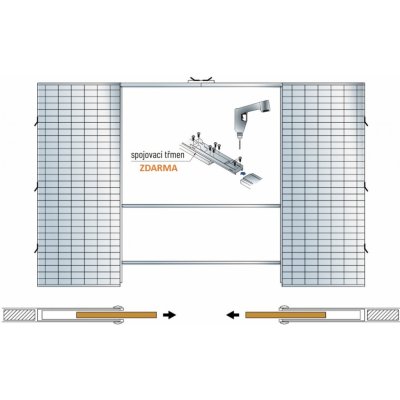 Scrigno Stech 1000+1000x1970 x125 mm SDK – Sleviste.cz
