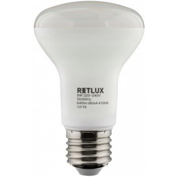 Retlux RLL 282 E27 žárovka LED R63 8W Spot studená bílá