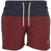 Koupací šortky, boardshorts Block Swim Shorts nvy/burgundy