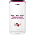 Crispy Muesli Mix GymBeam Bílá čokoláda ovoce 420 g – Zboží Dáma