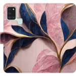 iSaprio Pink Leaves Samsung Galaxy A21s – Zboží Mobilmania