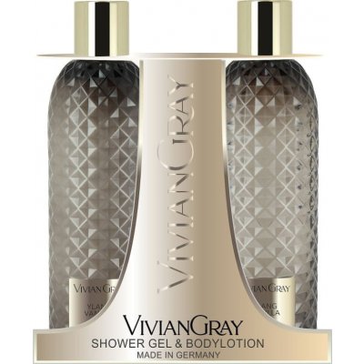 Vivian Gray Ylang Vanilla jemný sprchový gel 300 ml + hydratační tělový krém 300 ml dárková sada – Zboží Mobilmania