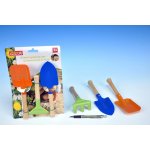 Teddies zahradní nářadí dřevo/kov 15-22 cm 3 ks na kartě – Zboží Mobilmania