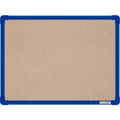 VMS Vision boardOK Textilní nástěnka s modrým rámem Modrá 60 x 45 cm – Zboží Mobilmania