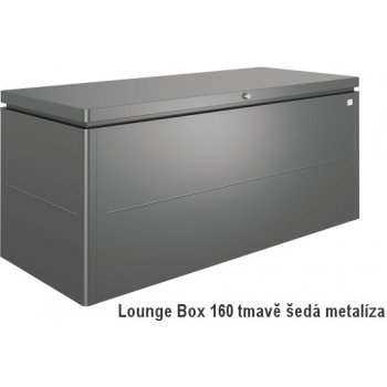 Biohort LoungeBox 160 tmavě šedá metalíza