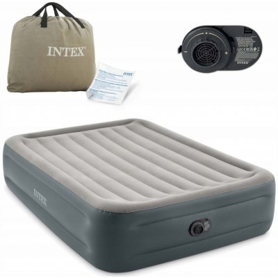 INTEX QUEEN ESSENTIAL REST AIRBED 152x203x46cm 64126NP – Zboží Mobilmania