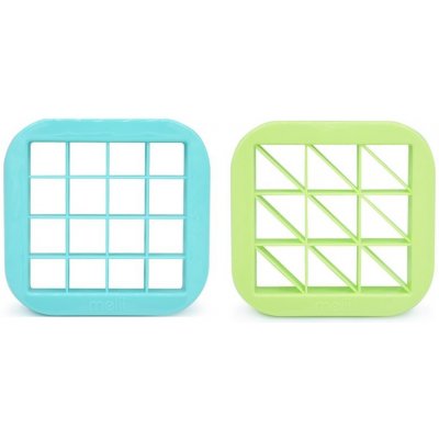 Melii Vykrajovač na sendviče 2ks - čtverec a trojúhelník - modrý/ zelený – Zboží Dáma