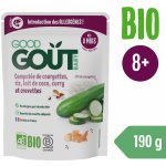 Good Gout BIO Krevety s rýží, cuketou a kokosovým mlékem 190 g – Zboží Dáma