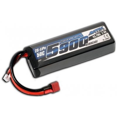 ANTIX by LRP 50C LiPo Car Stickpack Hardcase T-DYN konektor 7.4 V 5900 mAh – Zboží Dáma