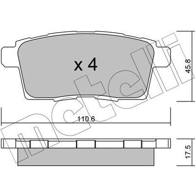 KLOCKI HAM.MAZDA CX-7 07- TYL – Zboží Mobilmania