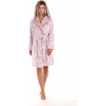 Vestis dámský župan Flora fialovo bílá – Zboží Dáma