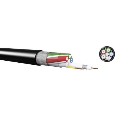 Kabeltronik 845750514-1 multicore kabel 5 x 0.18 mm² + 5 x 0.14 mm² černá