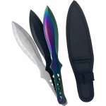 Chladné Zbraně Sada 3ks barevných vrhacích nožů "HEAVY OSA TRICOLOR" - 26 cm – Sleviste.cz