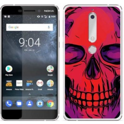 Pouzdro mmCase gelové Nokia 6.1 - lebka – Hledejceny.cz