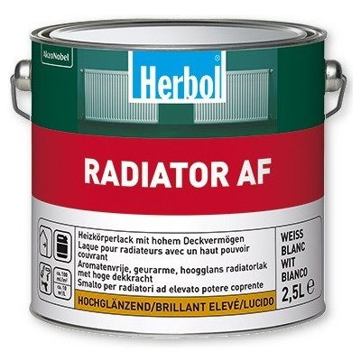 Herbol Radiator AF - bílý syntetický email na topná tělesa 2,5 l – Zboží Mobilmania