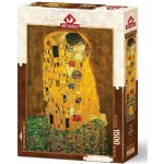 Art Gustav Klimt The Kiss 1500 dílků – Zboží Mobilmania