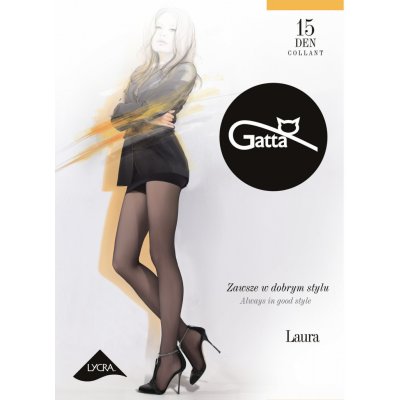 Gatta Dámské punčochové kalhoty Laura 15 DEN lyon/dec.hnědá – Zboží Mobilmania