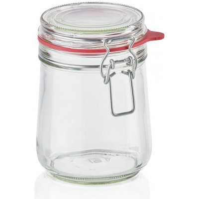 Leifheit Zavařovací sklenice s klipem a těsnící gumou 800 ml – Hledejceny.cz