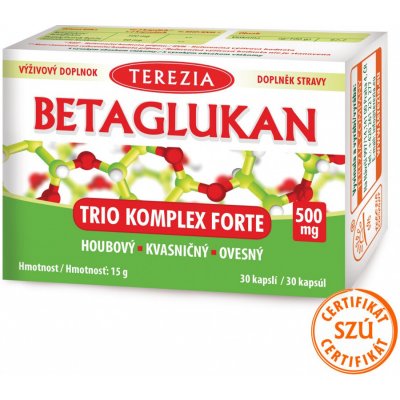 Terezia Company BetaGlukan Trio komplex forte 30 kapslí – Hledejceny.cz