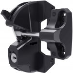 Jednostranný zámek na branku s kovovým úchytem na klíč – černá, polymer – Zboží Mobilmania