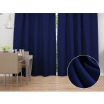 Biante Dekorační závěs Rongo RG-084 Námořnická modrá 140x220 cm – Hledejceny.cz