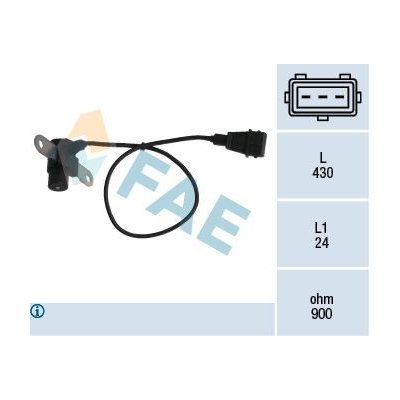 Generátor impulsů, klikový hřídel FAE 79032 – Hledejceny.cz