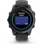 Garmin Fenix E 47mm Stainless Steel Slate Gray/Black 010-03025-01 – Zboží Mobilmania