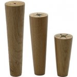 In-Design HENRY-SUR průměr 25/45 mm rovná dub surový 200 mm – Zboží Dáma