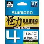 Shimano Šňůra Kairiki 8 Mantis Green 300 m 0,315 mm – Zboží Dáma