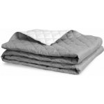 JAKS Přehoz na postel oboustranný Barva přehozu: šedo bílý 220 x 240 cm – Zboží Dáma