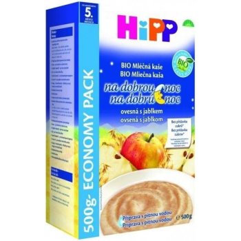 HiPP BIO Dobrou noc mléčnoobilná ovesná s jablkem 500 g