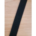 Pruženka plochá 20 mm černá – Zboží Dáma