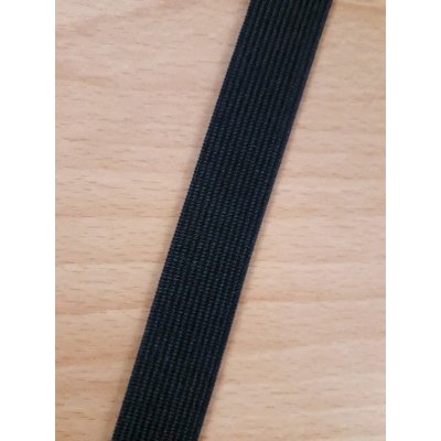 Pruženka plochá 20 mm černá – Zboží Dáma