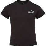 Puma ESSENTIALS 2 COLOR SMALL NO 1 LOGO TEE B Chlapecké triko černá – Zboží Dáma