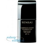 Sensai Luminous Sheer tekutý rozjasňující make-up SPF15 LS102 Ivory Beige 30 ml – Zboží Dáma