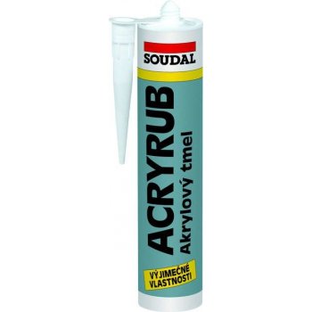 SOUDAL Acryrub akrylátový tmel 600g šedý od 93 Kč - Heureka.cz