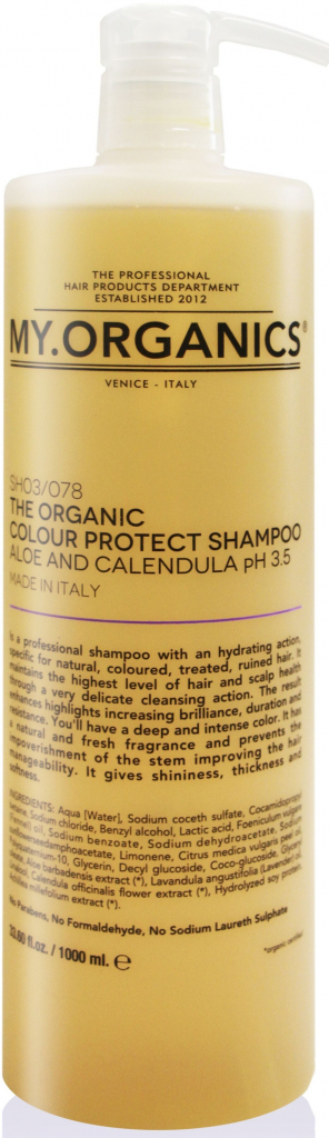The Organic Colour Protect Shampoo Aloe And Calendula 1000 ml